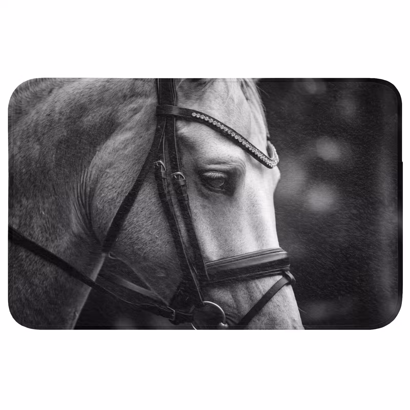 Badmat - Paard - Schimmel - Portret — 1