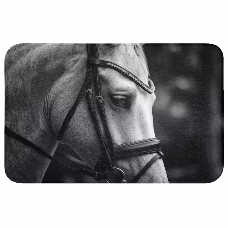 Badmat - Paard - Schimmel - Portret — 1