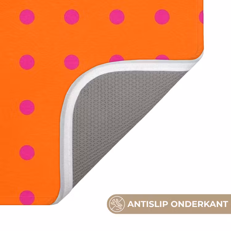 Badmat - Cool - Stippen - Oranje — 3