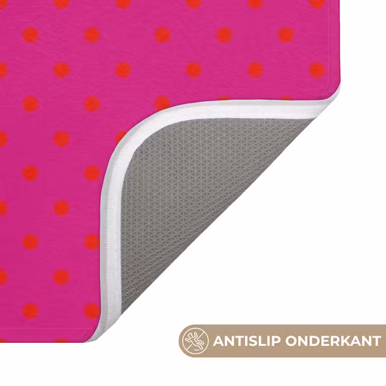 Badmat - Smile - Stippen - Roze — 3