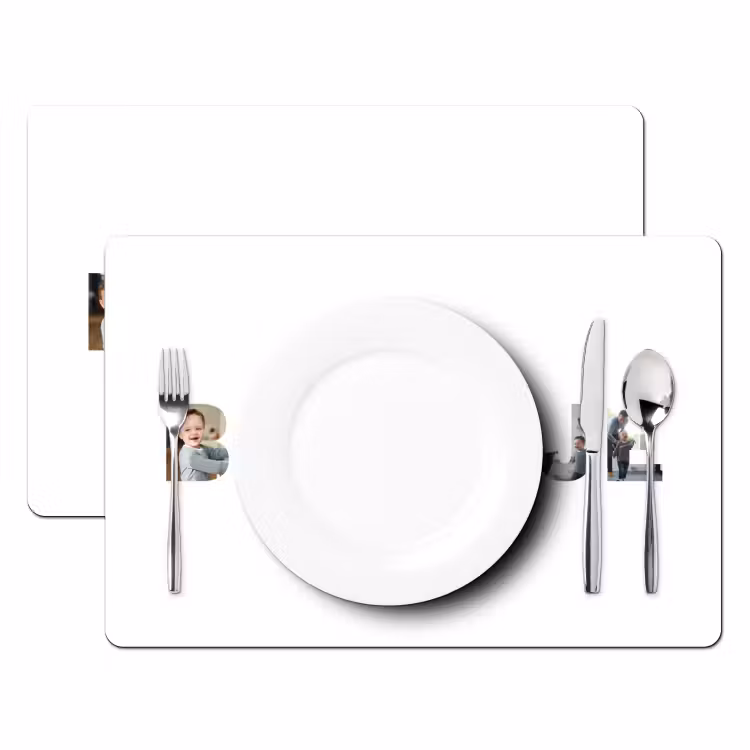 Gepersonaliseerde placemat - 6 stuks - Beertje - Lettercollage — 2