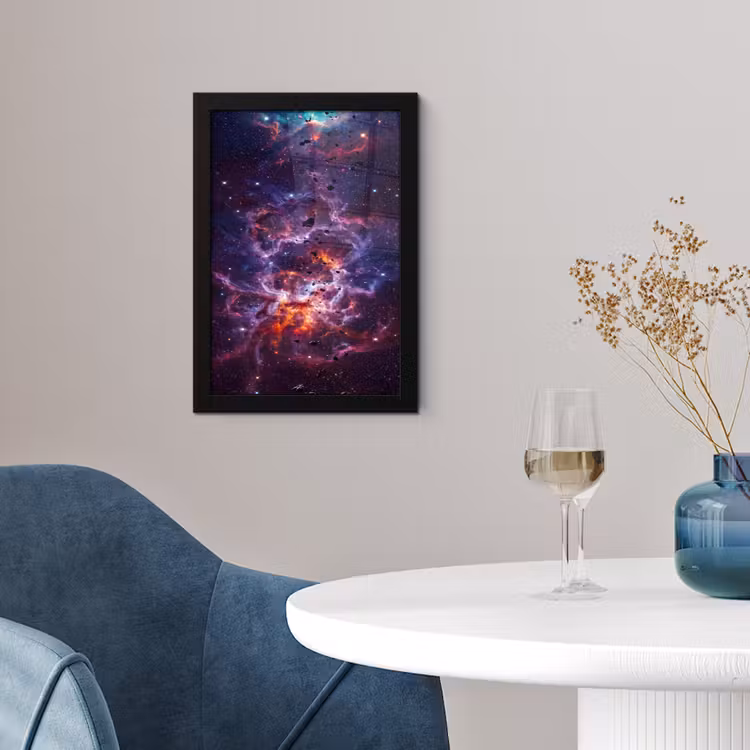 Poster met lijst - Space - Stars - Abstract - Colorful — 4