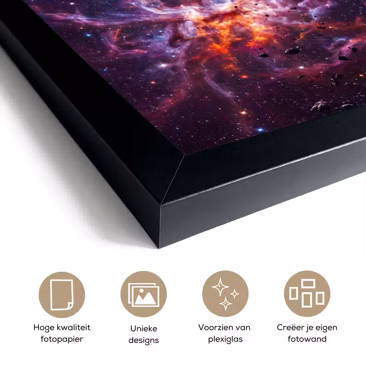 Poster met lijst - Space - Stars - Abstract - Colorful — 6