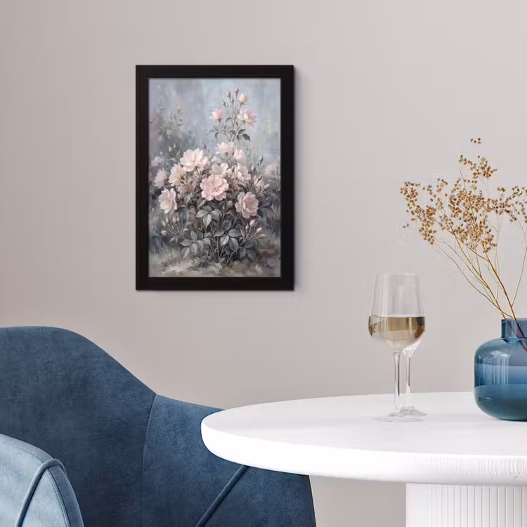 Poster met lijst - Rozen - Illustratie - Roze — 4