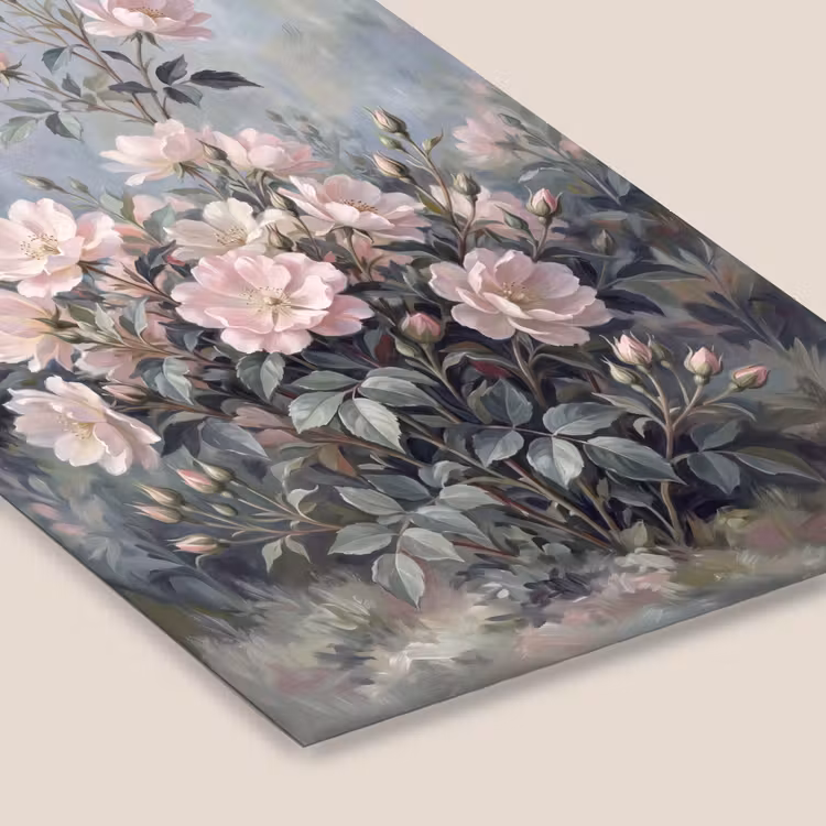 Poster met lijst - Rozen - Illustratie - Roze — 7
