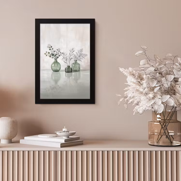 Poster met lijst - Vazen - Bladeren - Groen — 5
