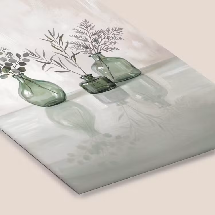 Poster met lijst - Vazen - Bladeren - Groen — 7