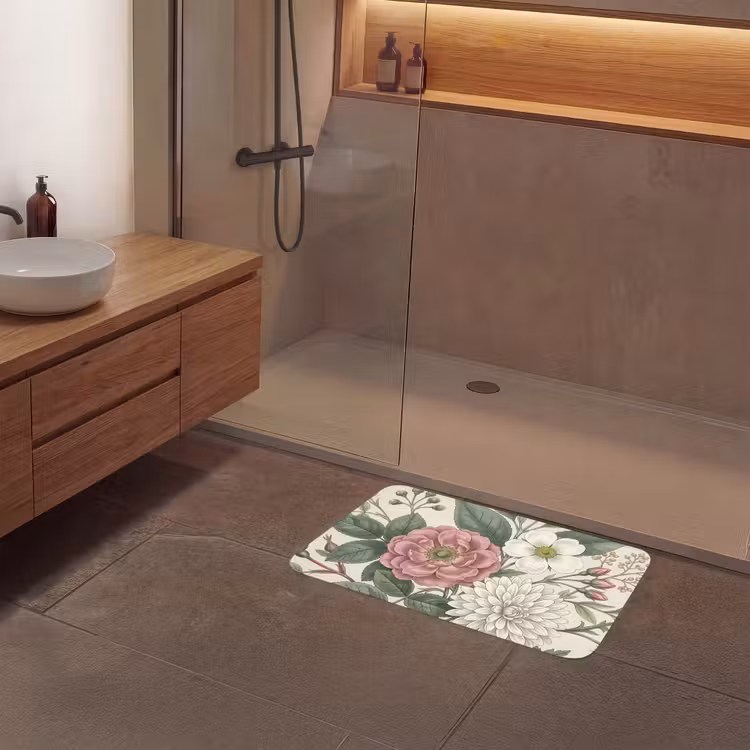 Badmat - Romantisch - Design - Kleurrijk — 6