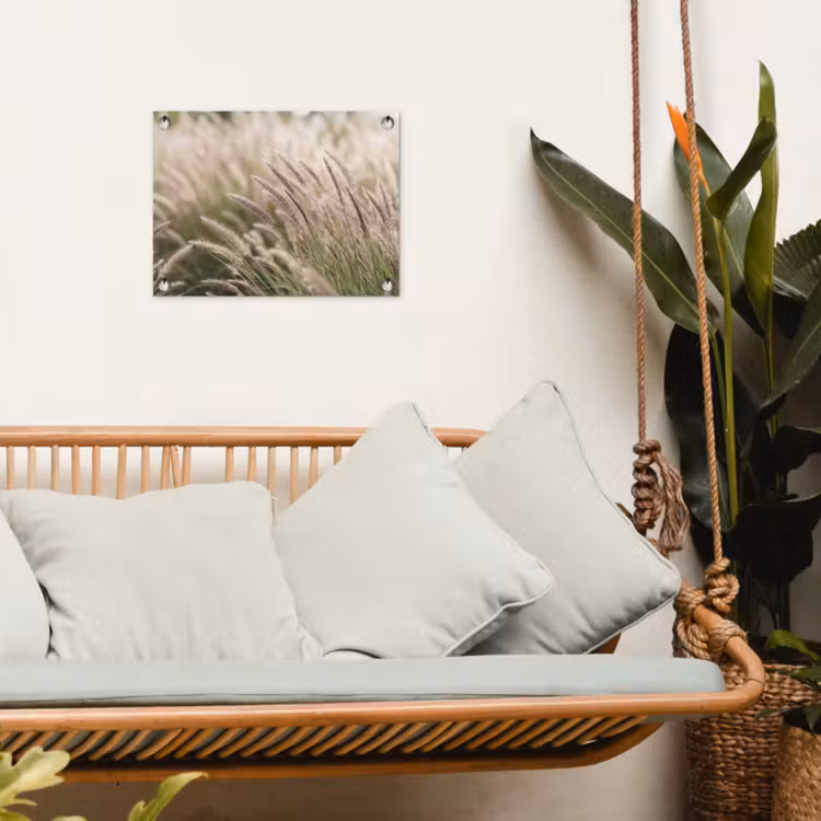 Tuinposter - Pluimgras Veld — 5