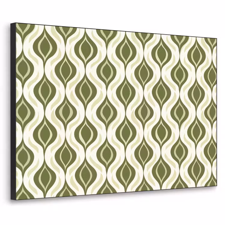 Art Frame - Patroon - Retro - Groen — 1