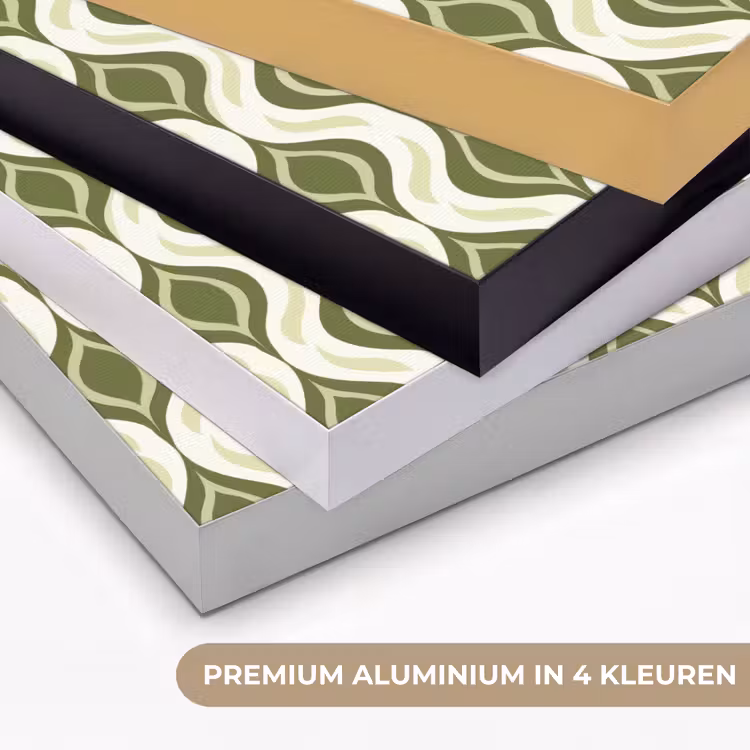 Art Frame - Patroon - Retro - Groen — 2