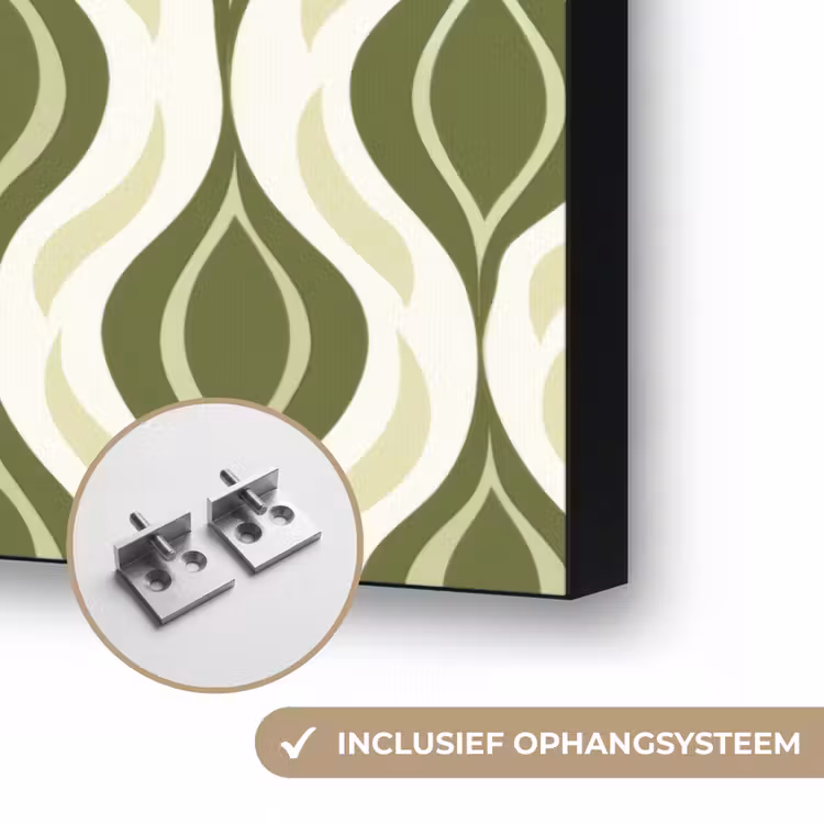 Art Frame - Patroon - Retro - Groen — 6
