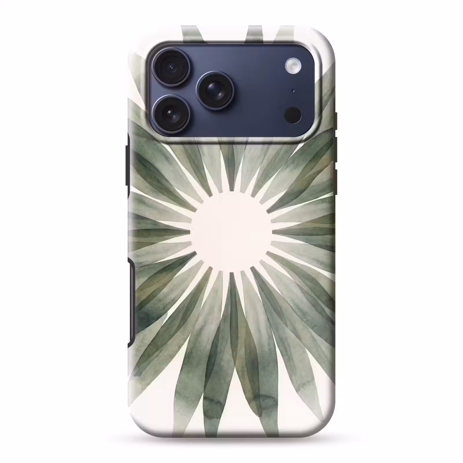 Telefoonhoesje Toughcase - Planten - Abstract - Waterverf - Groen - Natuur — 1