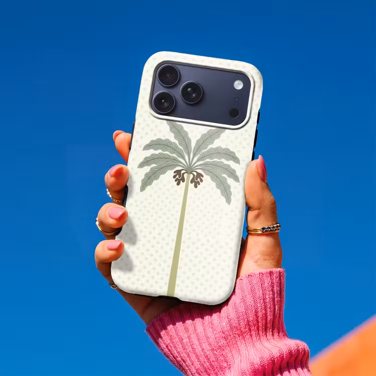 Telefoonhoesje Toughcase - Boom - Bladeren - Groen - Decoratief - Beige — 2