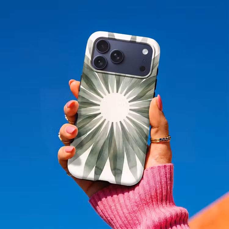 Telefoonhoesje Toughcase - Planten - Abstract - Waterverf - Groen - Natuur — 2