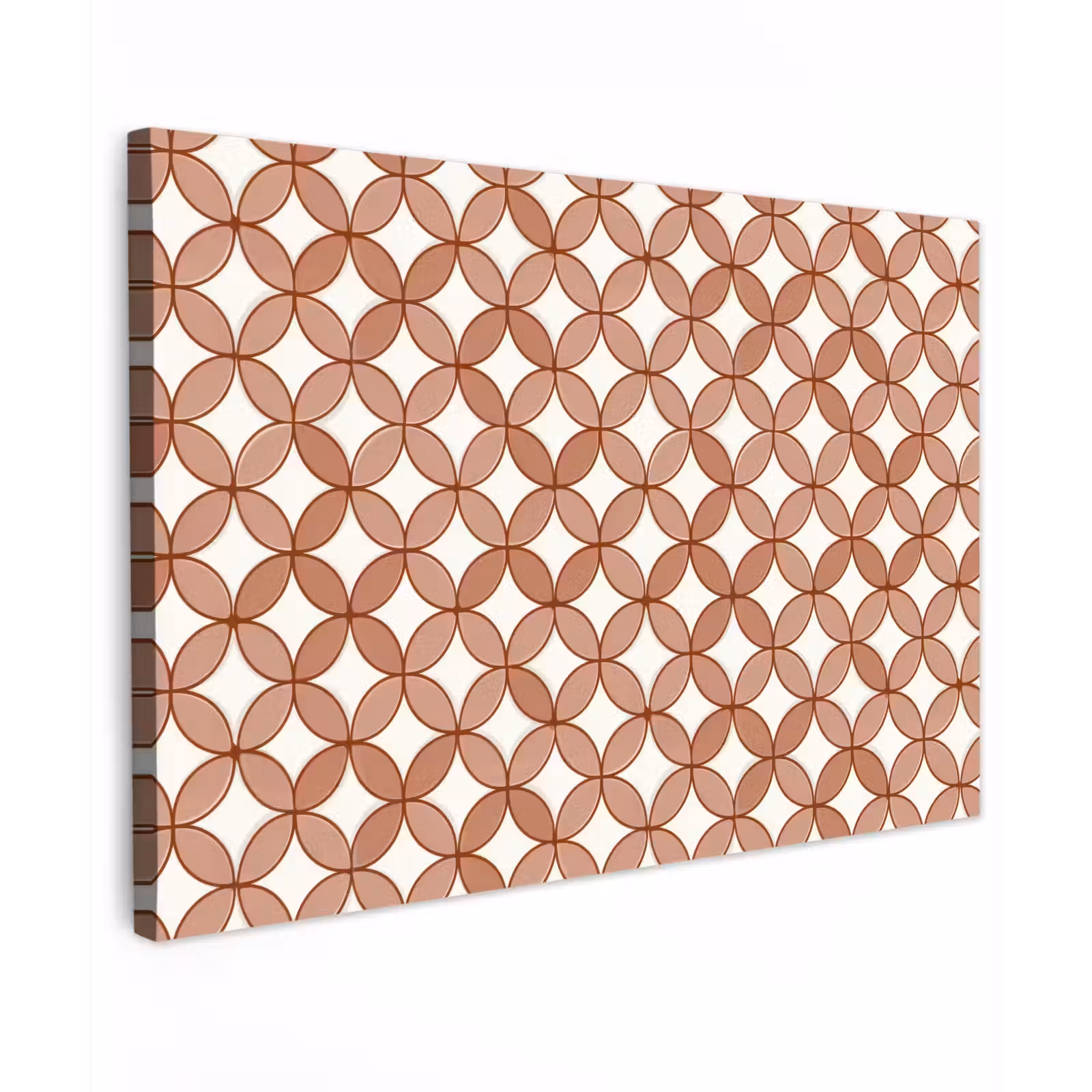 Buiten canvas - Geometrisch - Cirkels - Modern - Terracotta — 1