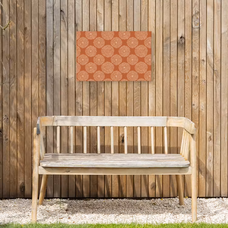 Buiten canvas - Cirkels - Grafisch - Patroon - Terracotta — 3