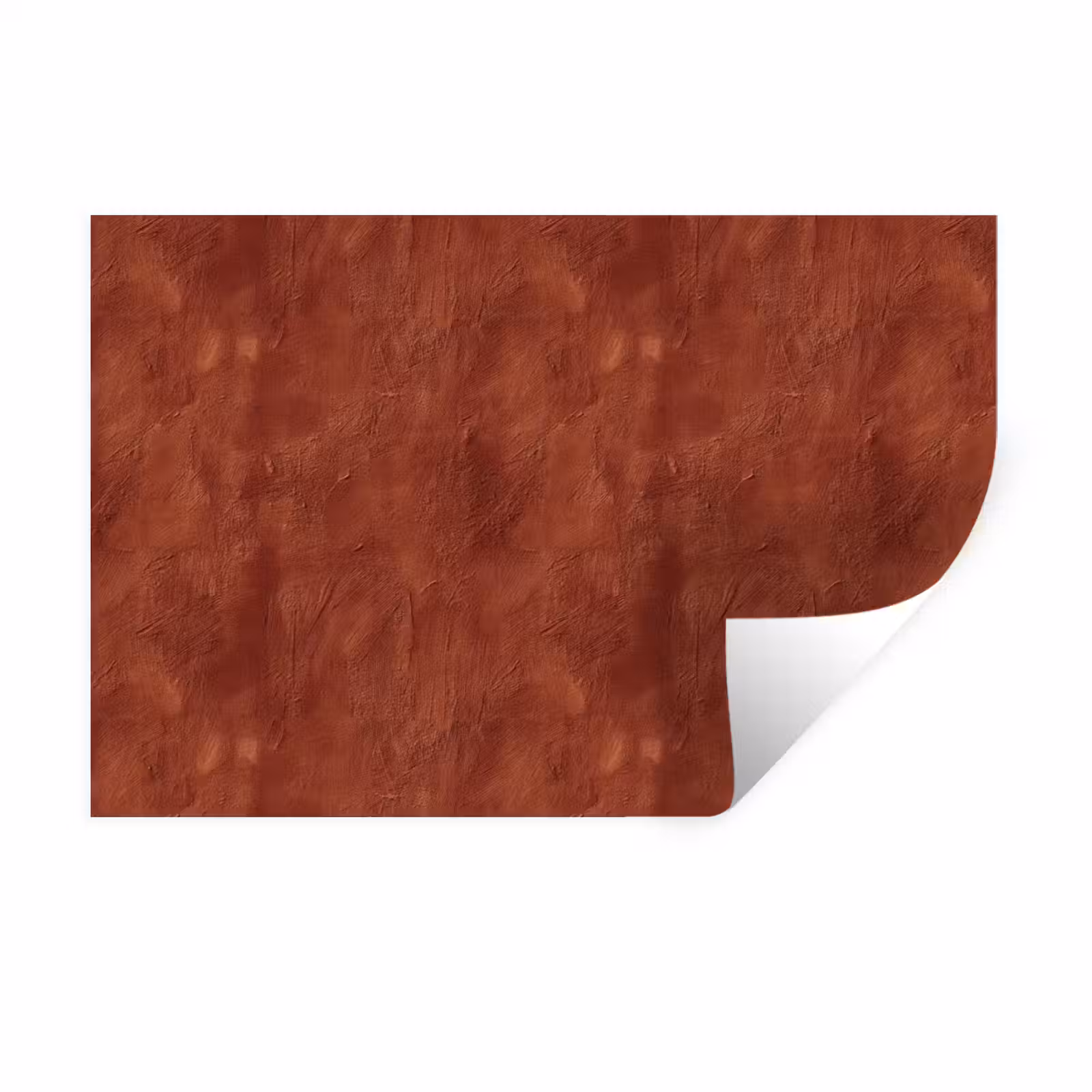 Muursticker - Stucwerk - Textuur - Terracotta — 1