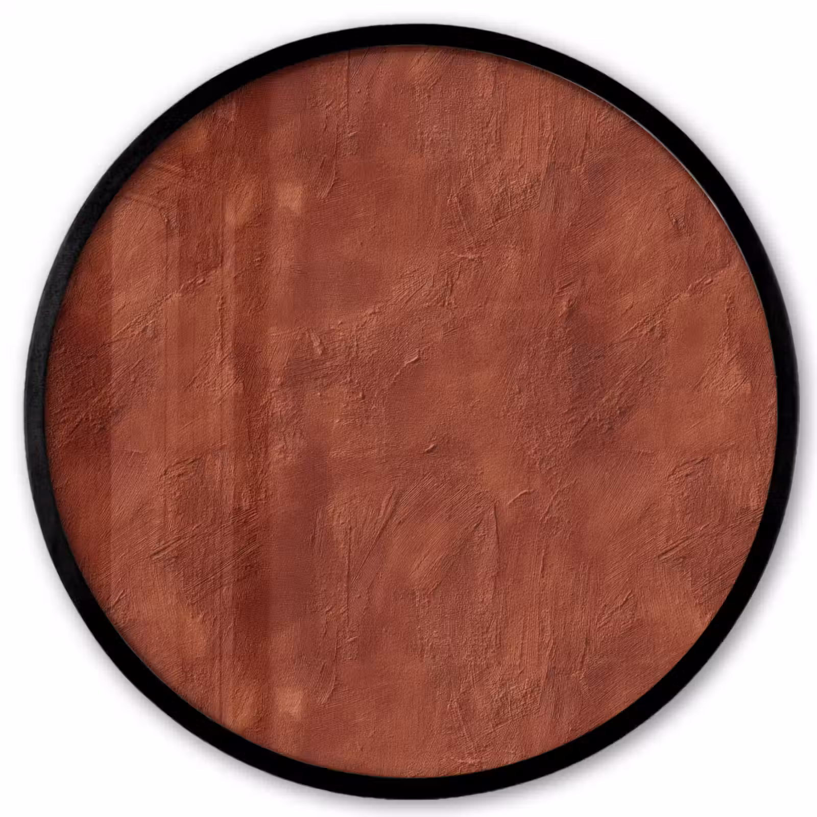 Ronde fotolijst - Stucwerk - Textuur - Terracotta — 1