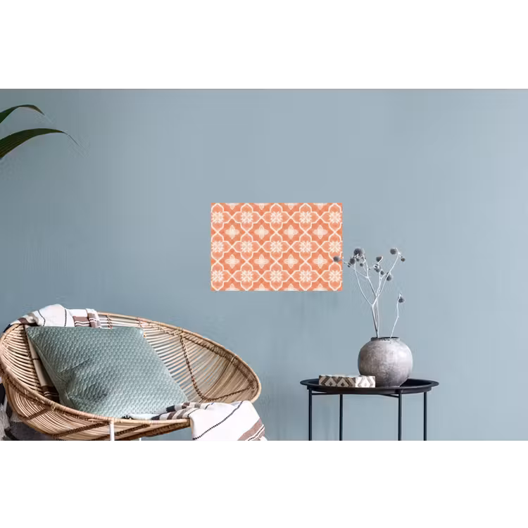Muursticker - Tegelpatroon - Arabesk - Vintage - Terracotta — 4