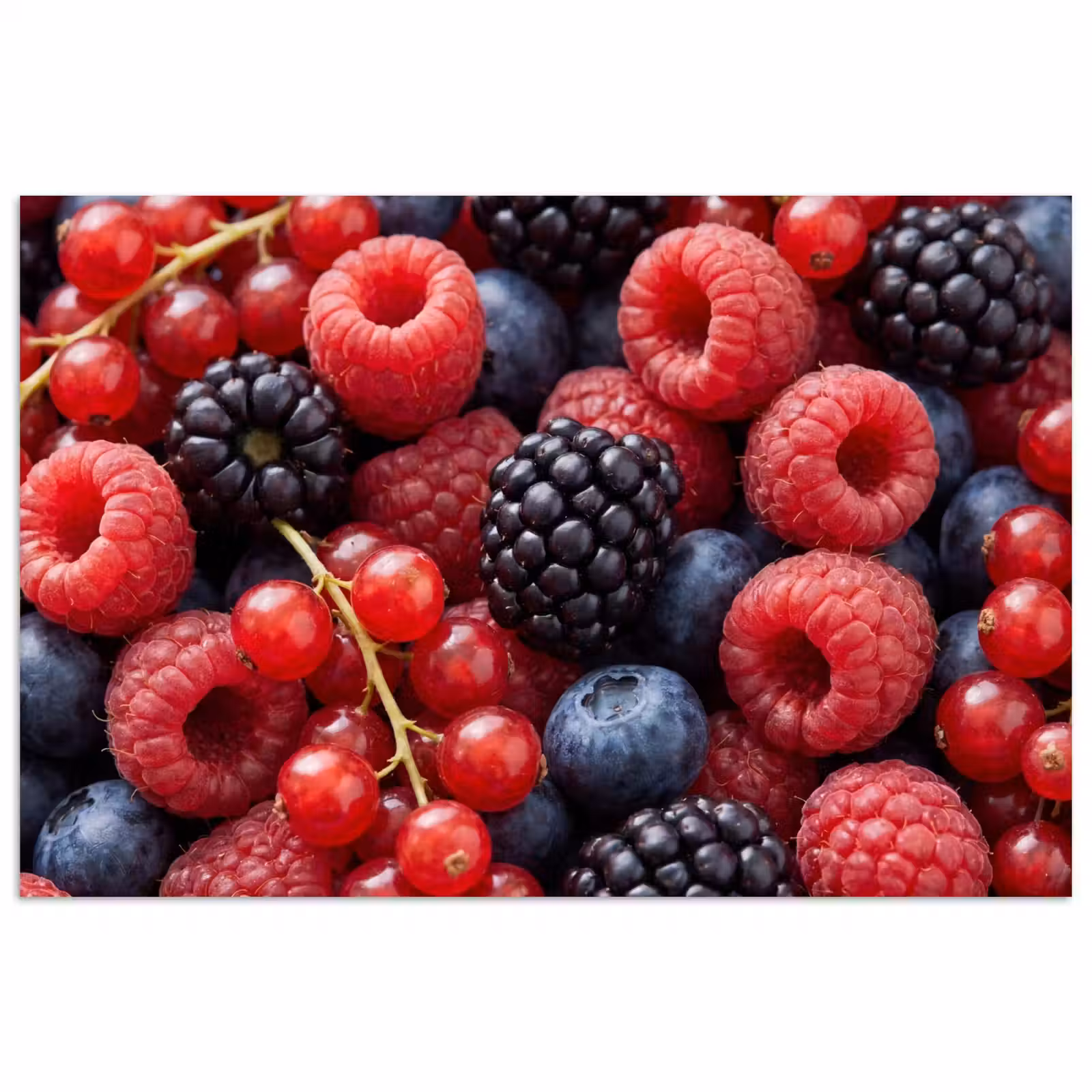 Poster - Bessen - Mix - Vers - Eten - Kleurrijk — 1