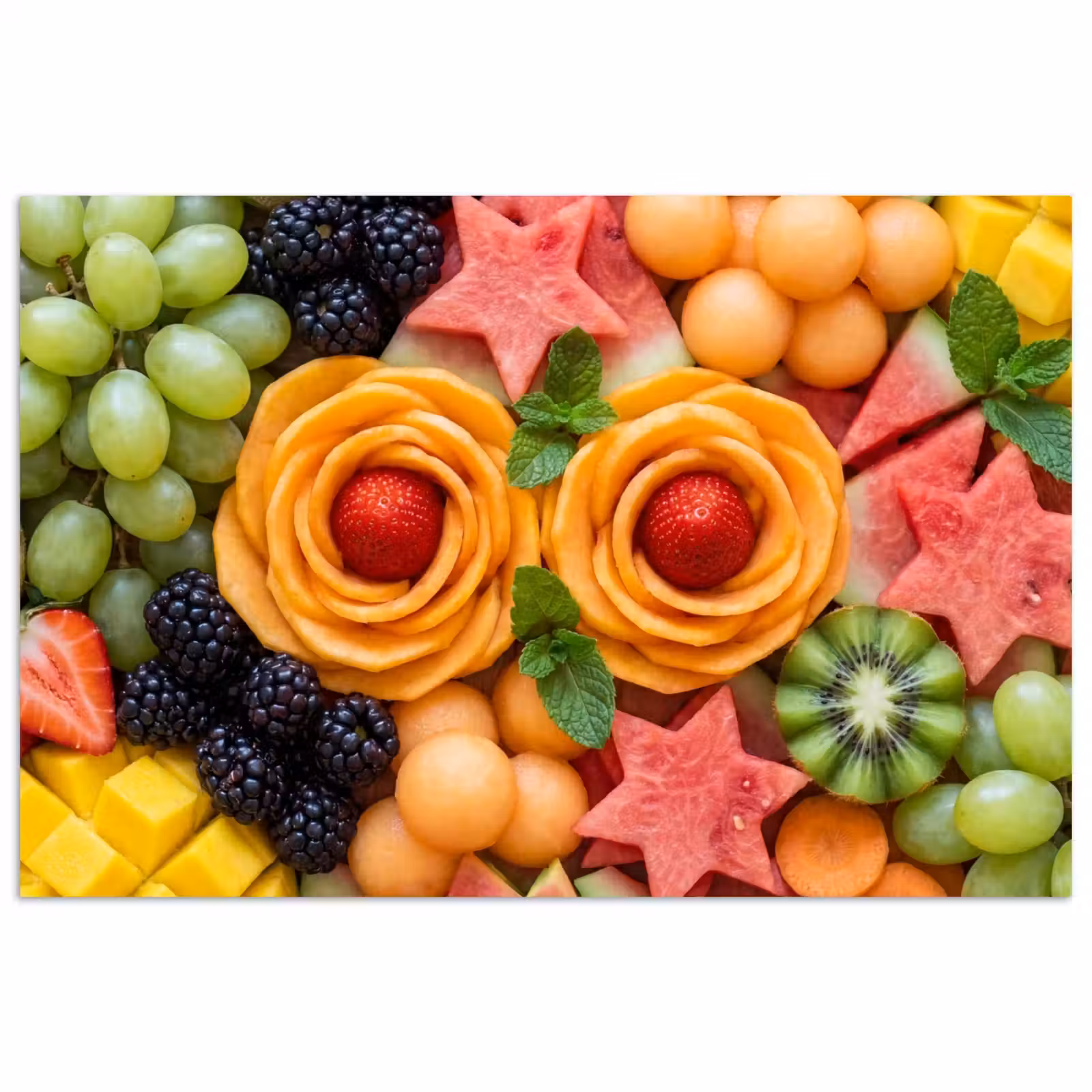 Poster - Fruit - Variatie - Kleurrijk - Vers - Eten — 1