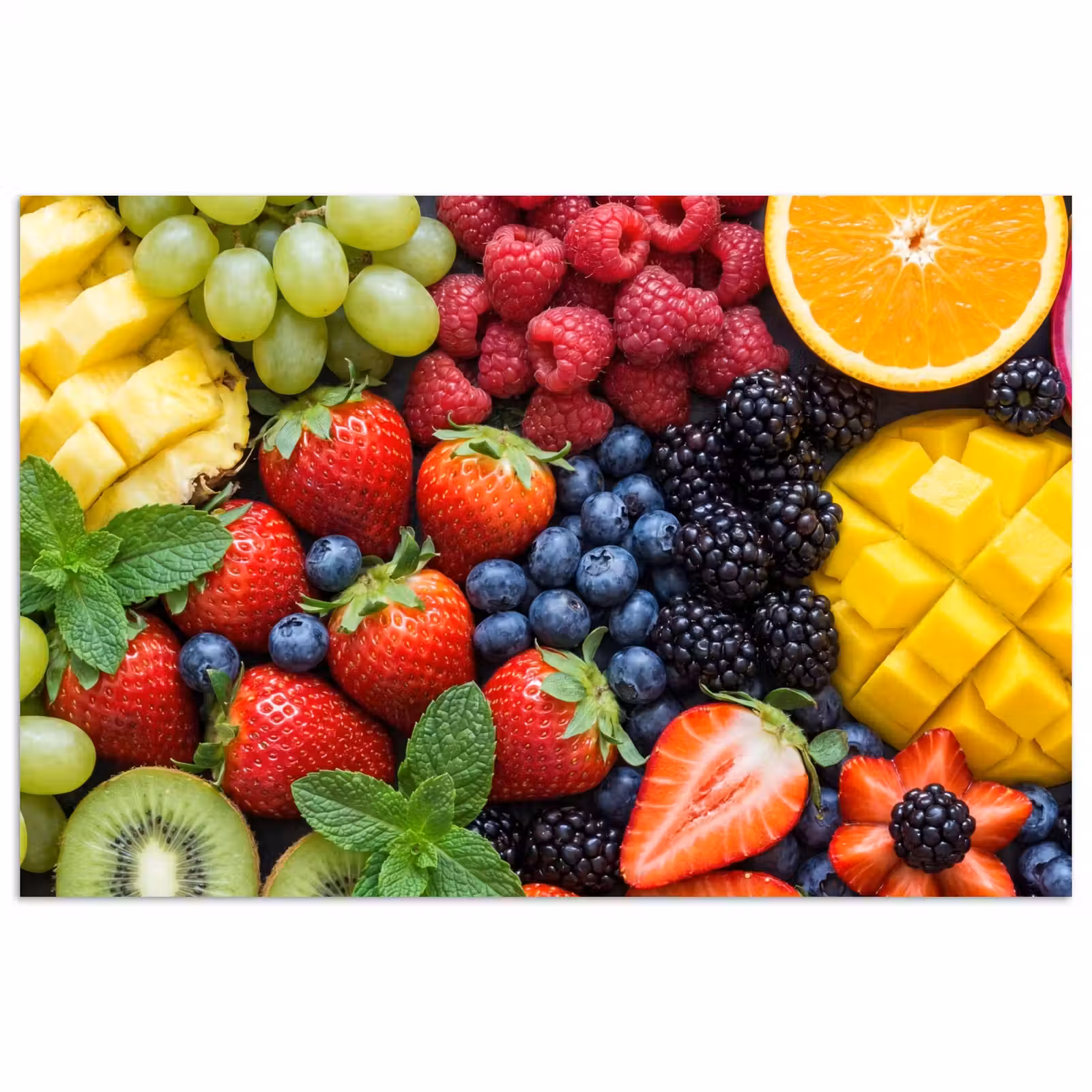 Poster - Fruit - Vers - Kleurrijk - Eten — 1