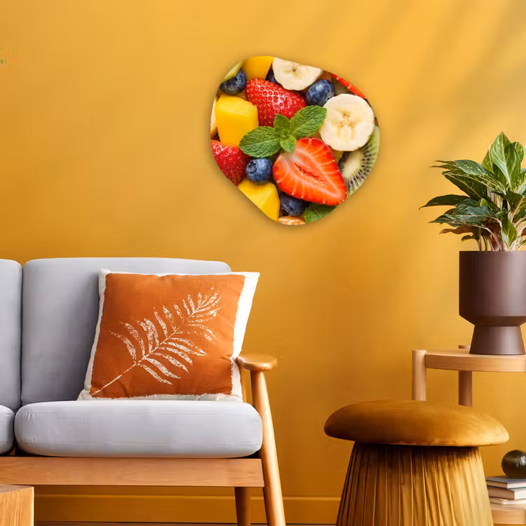 Organisch schilderij - Forex - Fruit - Plakjes - Eten - Kleurrijk — 3
