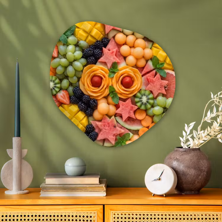 Organische schilderij - Aluminium - Fruit - Variatie - Kleurrijk - Vers - Eten — 2