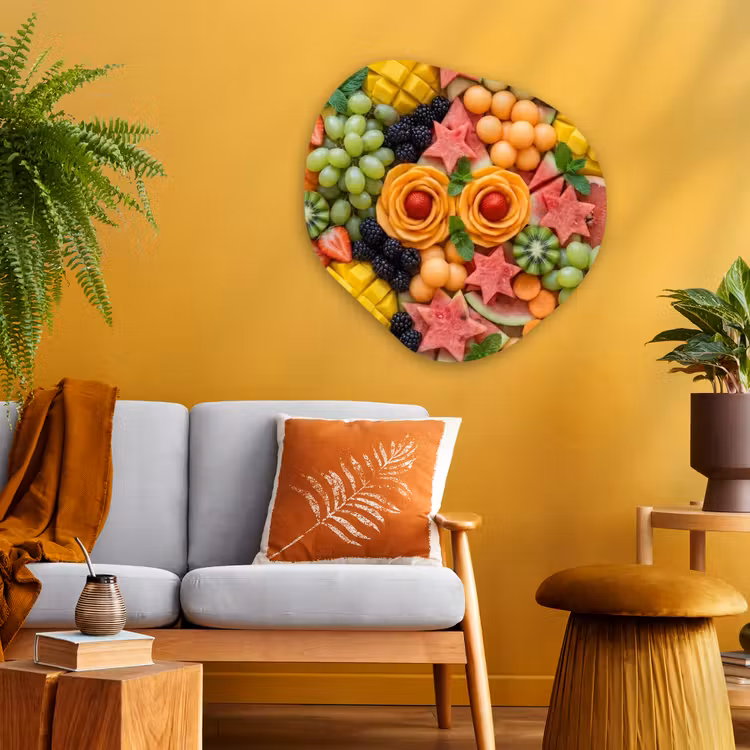 Organische schilderij - Aluminium - Fruit - Variatie - Kleurrijk - Vers - Eten — 3