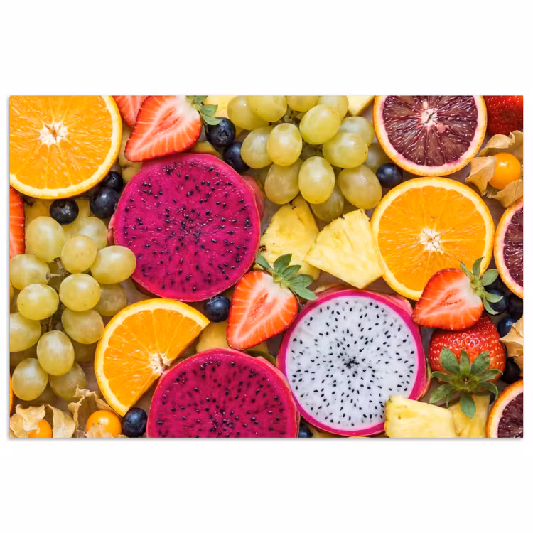 Poster - Fruit - Assortiment - Kleurrijk - Gezondheid — 1