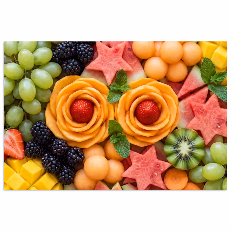 Poster - Fruit - Variatie - Kleurrijk - Vers - Eten — 1