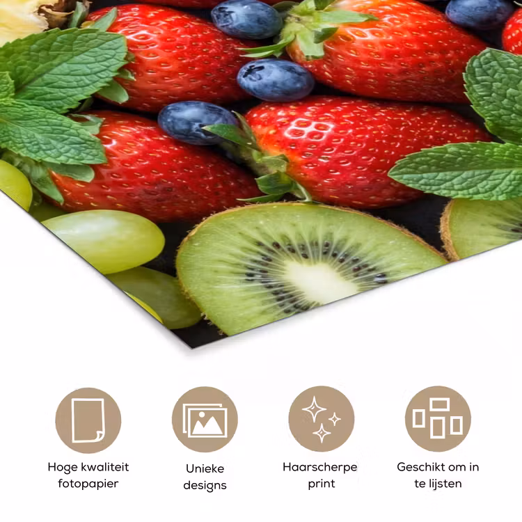 Poster - Fruit - Vers - Kleurrijk - Eten — 5