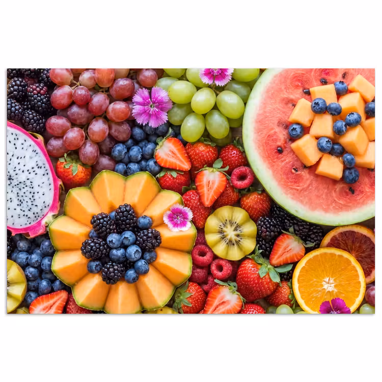Poster - Fruit - Vers - Variatie - Eten - Kleurrijk — 1