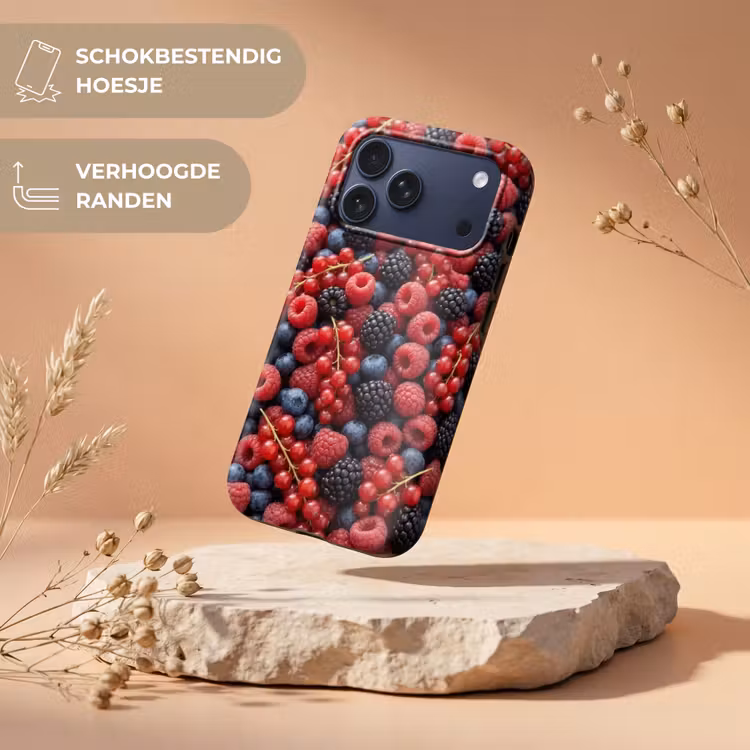 Telefoonhoesje Toughcase - Bessen - Mix - Vers - Eten - Kleurrijk — 5