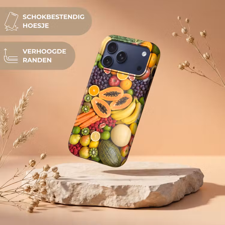 Telefoonhoesje Toughcase - Eten - Fruit - Groenten - Vers - Kleurrijk — 5