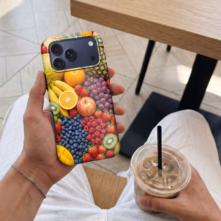 Telefoonhoesje Toughcase - Eten - Fruit - Vers - Kleurrijk - Voeding — 4