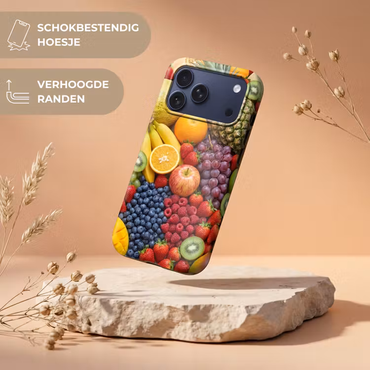Telefoonhoesje Toughcase - Eten - Fruit - Vers - Kleurrijk - Voeding — 5
