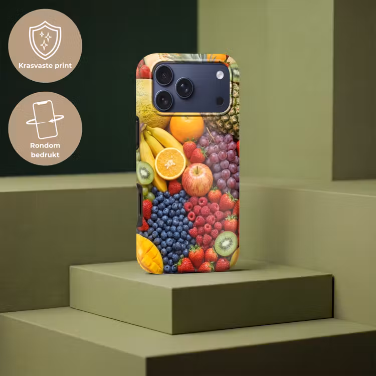 Telefoonhoesje Toughcase - Eten - Fruit - Vers - Kleurrijk - Voeding — 7