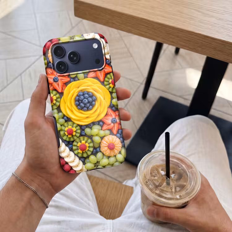 Telefoonhoesje Toughcase - Fruit - Arrangement - Gezond - Kleurrijk - Eten — 4