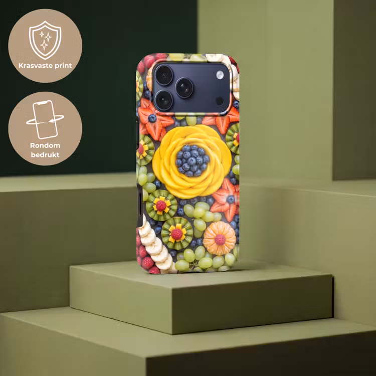 Telefoonhoesje Toughcase - Fruit - Arrangement - Gezond - Kleurrijk - Eten — 7