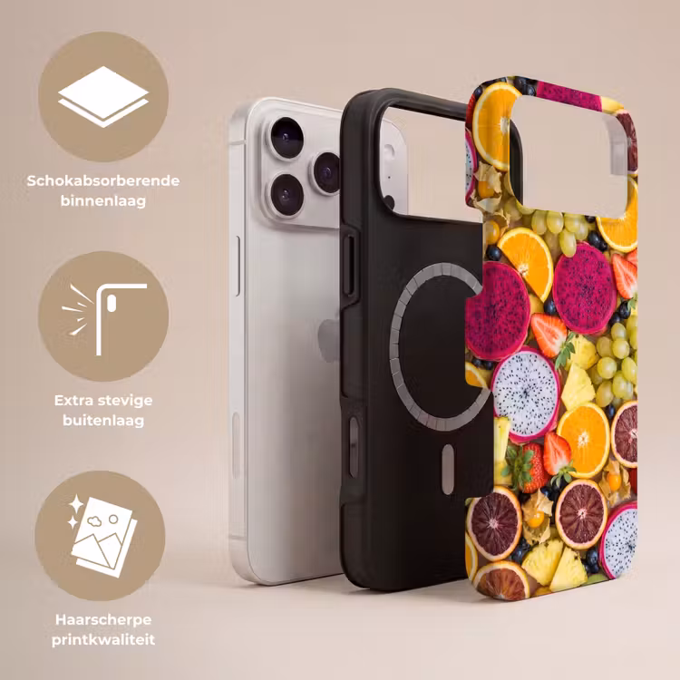Telefoonhoesje Toughcase - Fruit - Assortiment - Kleurrijk - Gezondheid — 3