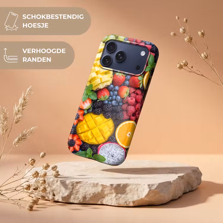 Telefoonhoesje Toughcase - Fruit - Vers - Kleurrijk - Eten — 5