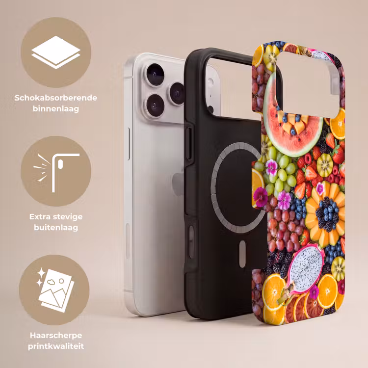Telefoonhoesje Toughcase - Fruit - Vers - Variatie - Eten - Kleurrijk — 3