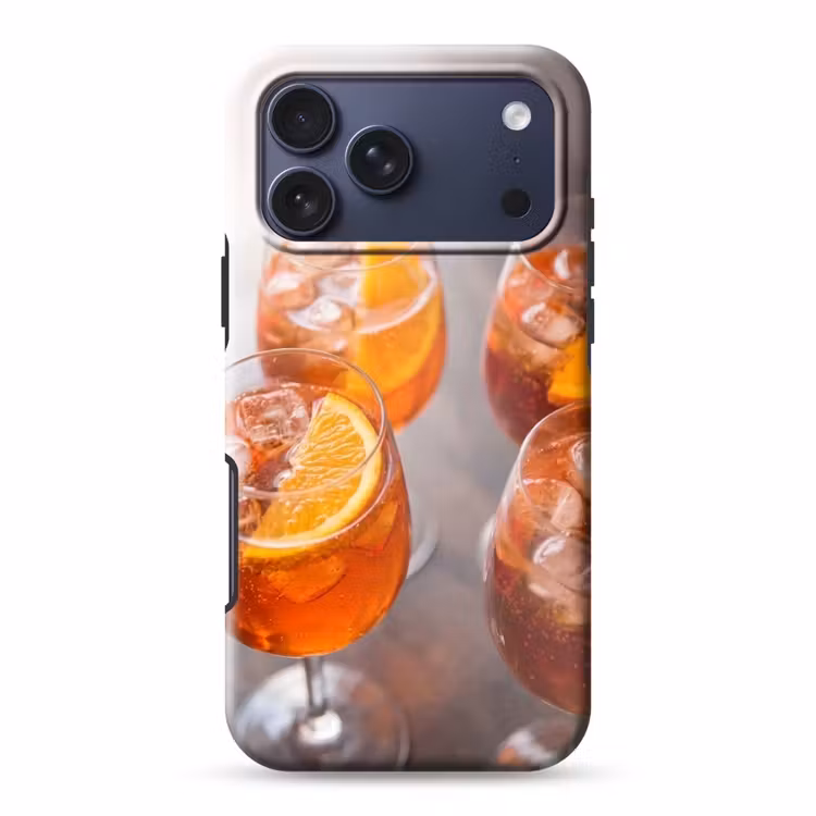 Telefoonhoesje Toughcase - Drank - Sinaasappel - IJs - Zomer - Oranje — 1