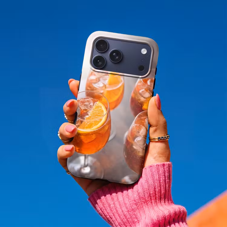 Telefoonhoesje Toughcase - Drank - Sinaasappel - IJs - Zomer - Oranje — 2