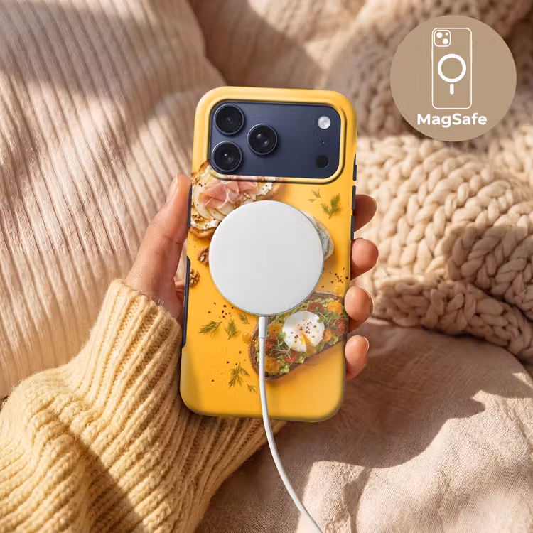 Telefoonhoesje Toughcase - Eten - Brood - Ontbijt - Modern - Kleurrijk — 8