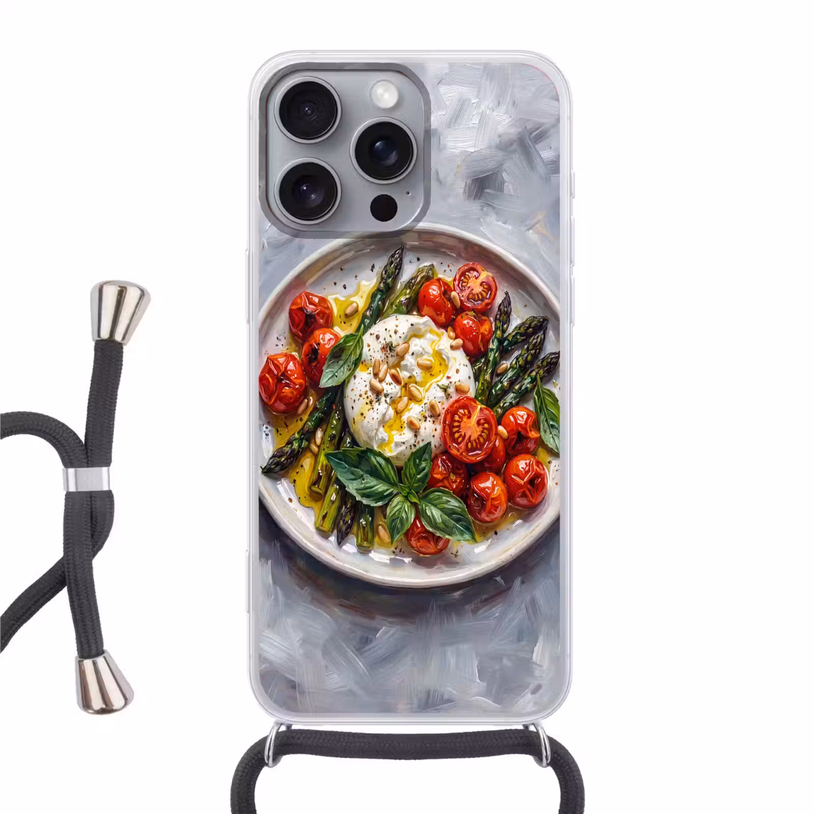 Telefoonhoesje met koord - Eten - Groenten - Kaas - Modern - Vers — 1