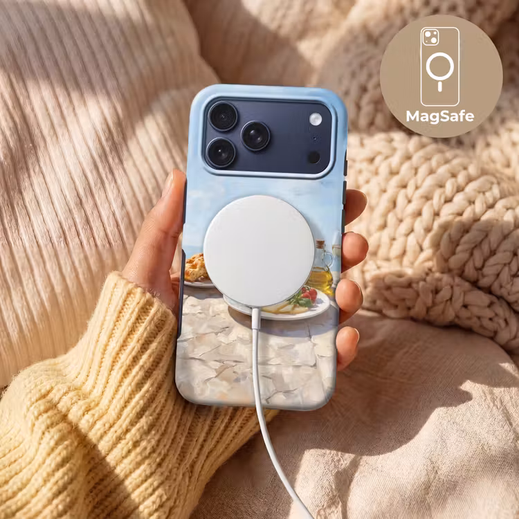 Telefoonhoesje Toughcase - Eten - Middellandse Zee - Natuur - Geschilderd — 8
