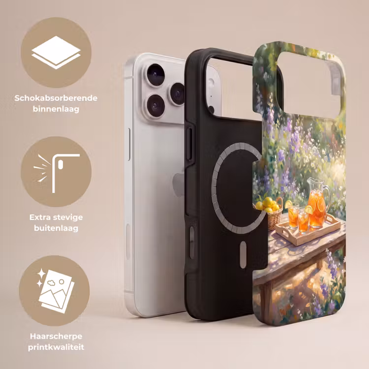 Telefoonhoesje Toughcase - Drank - Citroen - Zomer - Tuin - Geel — 3